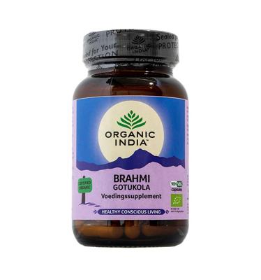 Organic India Brahmi Gotukola Capsules