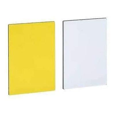 Schneider Electric ZBY5102 Markeringsplaatje (l x b) 27 mm x 18 mm Zonder opdruk Wit, Geel 1 stuk(s)