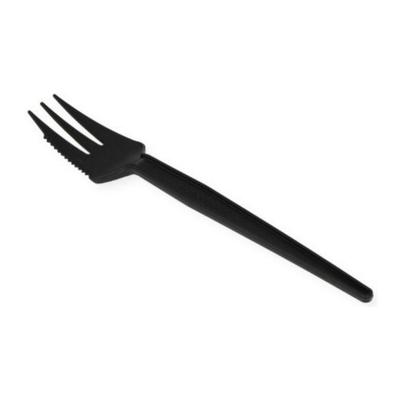 Snackvork - Herbruikbaar 130mm Zwart - 1000 stuks