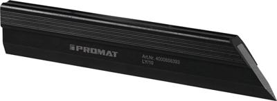 Promat/Tecwerk Haarliniaal | DIN 874/00 | lengte 500 mm | speciaal staal | dwarsdoorsnede 46 x 10 mm - 4000858396