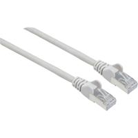 Intellinet 740555 RJ45 Netwerkkabel, patchkabel CAT 6A S/FTP 0.25 m Grijs Folie afscherming, Afscherming gevlochten, Afgeschermd, Halogeenvrij 1 stuk(s) - thumbnail