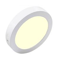 LED Downlight - Opbouw Rond 12W - Warm Wit 3000K - Mat Wit Aluminium - Ø160mm - thumbnail