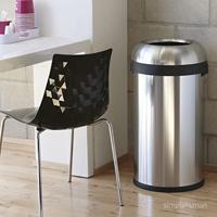 Simplehuman Afvalemmer Bullet Open 60 liter (zilver) - thumbnail
