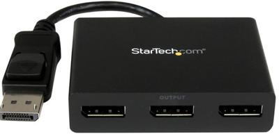 Multi Stream Transport Hub - Videosplitter - DisplayPort 1.2 - naar drievoudige - DisplayPort - MST-hub - desktop