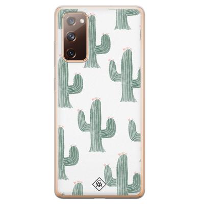 Samsung Galaxy S20 FE siliconen telefoonhoesje - Cactus print