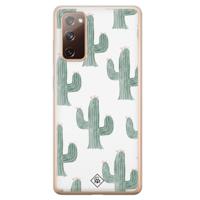 Samsung Galaxy S20 FE siliconen telefoonhoesje - Cactus print - thumbnail