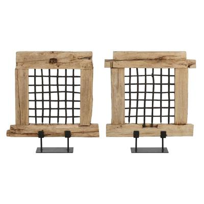 Decoratieve figuren Home ESPRIT Natuurlijk Uniek stuk 65 x 18 x 75 cm