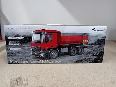 Amewi 22407 Mercedes Benz Arocs 1:18 Elektro RC truck RTR Incl. accu en lader - thumbnail