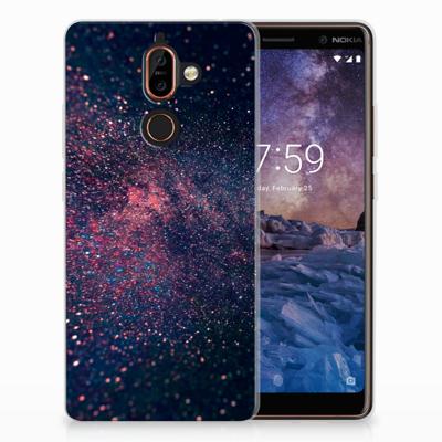 Nokia 7 Plus | TPU Hoesje | Stars