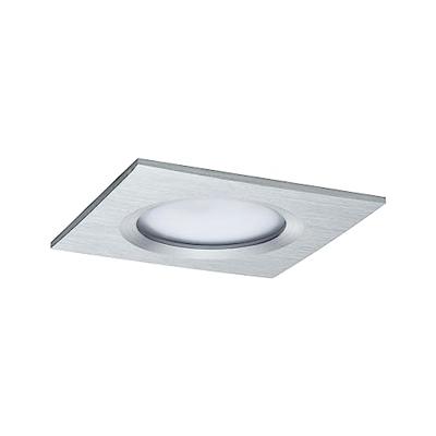 Paulmann LED-inbouwlamp voor badkamer Set van 3 stuks 18 W Aluminium (gedraaid)
