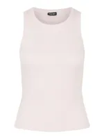 Dames hemdje - Tina Top - Kort dames hemd - Roze - S - Top - Singlet - S - thumbnail