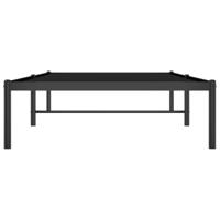 Bedframe metaal zwart 90x190 cm - thumbnail