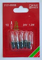 Konstsmide 2121-050SB Reserve lampjes voor lichtketting 5 stuk(s) Groene steekfitting 24 V Helder - thumbnail