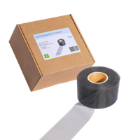 Ventilatieband RVS Zwart 30 m x 10 cm - thumbnail