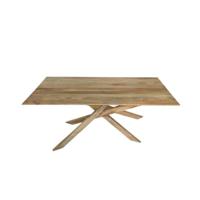 Eettafel DKD Home Decor Natuurlijk Mangohout (180 x 90 x 76 cm) - thumbnail