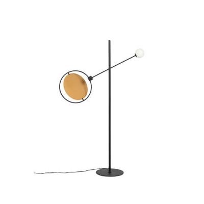 Zuiver Vloerlamp 'Sirius' 140cm, kleur Zwart/Goud