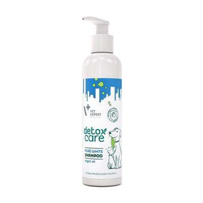 VET EXPERT Detox Care Pure White Shampoo - shampoo voor honden en katten - 250 ml