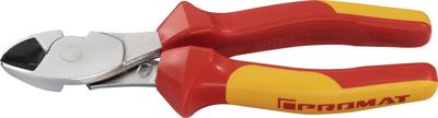 Promat/Tecwerk Kracht-zijsnijtang | lengte 180 mm | verchroomd VDE | meercomponenten mantels - 4000810157