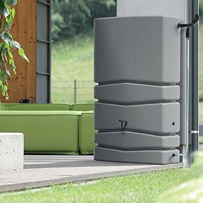 Aqua Tower regenton 350 liter grijs l.77,5 x b.38,2 x h.135 cm - Meuwissen agro - thumbnail