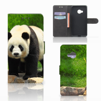 HTC U Play Telefoonhoesje met Pasjes Panda - thumbnail