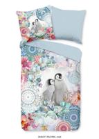 HIP Dekbedovertrek "mandala&apos;s en pinguins" - Multi - (140x200/220 cm) - Katoen Flanel - thumbnail