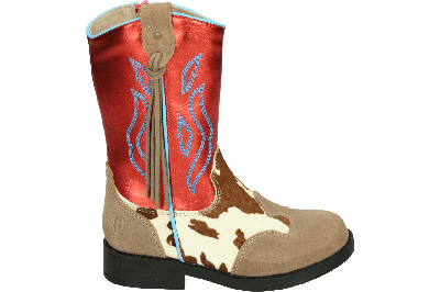 ShoesMe NW25W013-A red cognac multi rood maat 33 ShoesMe NW25W013-A red cognac multi rood maat 33