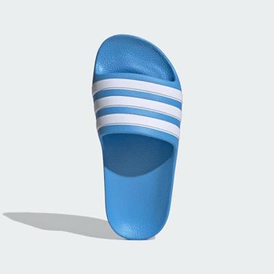 adidas Adilette Aqua Slippers Kids Lichtblauw Wit