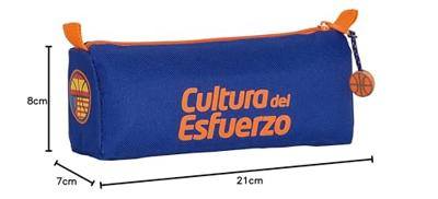 Alleshouder Valencia Basket M742 Blauw Oranje (21 x 8 x 7 cm)