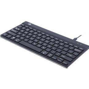 R-GO Tools Compact Break Toetsenbord Kabelgebonden QWERTY, US-Engels Zwart Ergonomisch