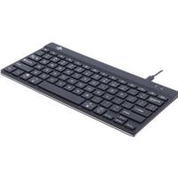 R-GO Tools Compact Break Toetsenbord Kabelgebonden QWERTY, US-Engels Zwart Ergonomisch - thumbnail