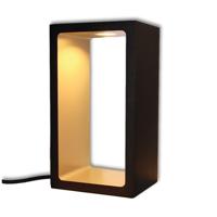 Artdelight Tafellamp Corridor H 18 cm B 10 cm zwart-mat goud - thumbnail
