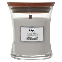 Woodwick Lavender & Cedar Mini Hourglass Candle 0 - thumbnail