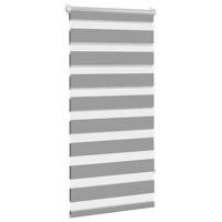 VidaXL Duo rolgordijn 60x120cm grijs - thumbnail