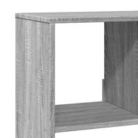 Boekenkast 100x33x125,5 cm bewerkt hout grijs sonoma eikenkleur - thumbnail