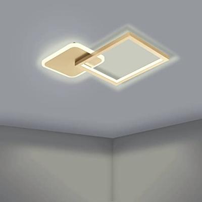 Eglo Instelbare led plafondlampGafares vierkant - goud - 900424