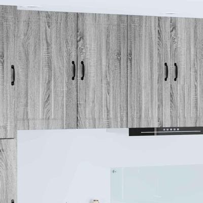 Keukenkast aan de muur met plank Grijs Sonoma 40 x 31 x 80 cm Keukenkast aan de muur met plank Grijs Sonoma 40 x 31 x 80 cm