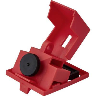 Sygonix SY-6872538 Vergrendeling 59.4 mm Rood Leistungsschalter Klemme 41x15mm