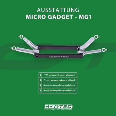 CONTEC multifunctie-tool "micro gadget - mg1" ct multifunction mg1 4 functions - thumbnail