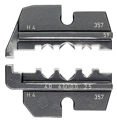 Knipex 97 49 59 97 49 59 Krimpinzetstuk Solar-connectoren Geschikt voor tangen Helios H4 (Amphenol) 2.5 tot 6 mm²
