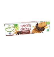 Bisson Pure chocolade frosted granenkoekjes bio 120 Gram - thumbnail