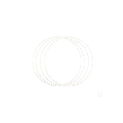 Vaessen Creative • metalen ringen set ø20cm 3mm wit 4x