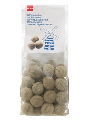 HEMA Oudhollandse Salmiakbollen 150 Gram HEMA Oudhollandse Salmiakbollen 150 Gram