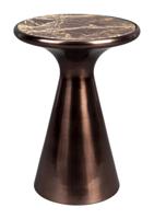 Dutchbone Ronde Bijzettafel 'Mount' Marmer, 32cm - thumbnail