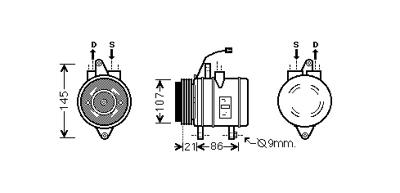Airco Compressor 800 577030-> / 1.0 8100K079