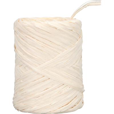 Goldina Raffia | 10mm | 50m | wit | 18 stuks