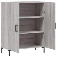 Dressoir 69,5x34x90 cm bewerkt hout grijs sonoma eikenkleurig - thumbnail