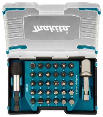 Makita Accessoires Schroefbitset 32-delig - D-65084 D-65084 Makita Accessoires Schroefbitset 32-delig - D-65084 D-65084
