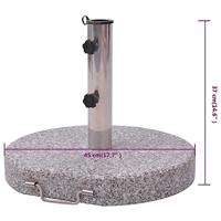 VidaXL Parasolvoet 45 cm - thumbnail