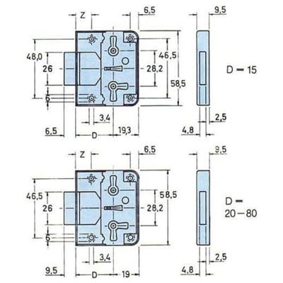 Meubelslot Junie Klavier Opleg \772-1SL 30MM