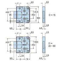 Meubelslot Junie Klavier Opleg \772-1SL 30MM - thumbnail